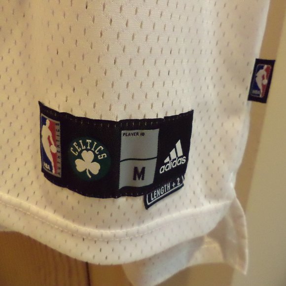CELTICS BASKETBALL Long Sleeve White and Green Jersey-Adidas Clima365 - Large - Picture 8 of 9
